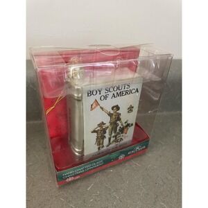 Kurt S Adler Boy Scouts of America Handbook Glass Ornament Christmas Hand Craft